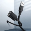 Przedłużacz kabla przewodu USB 2.0 480Mb/s 3m czarny