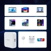 Mocna ładowarka sieciowa GaN 100W 2x USB-A 2x USB-C biała