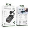 Ładowarka biurkowa stacja ładowania Z2 GaN 75W PD 3x USB-C 2x USB-A czarno-szara