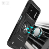 Etui pancerny pokrowiec do Samsung Galaxy A03 uchwyt magnetyczny Ring Armor czarny