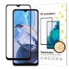 Szkło hartowane 9H na cały ekran Motorola Moto E22i / E22 z ramką Case Friendly czarny