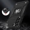 Etui pancerny pokrowiec do Samsung Galaxy S23 uchwyt magnetyczny Ring Armor czarny