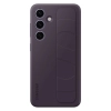 Oryginalne etui pokrowiec do Samsung Galaxy S24 z uchwytem i podstawką Standing Grip Case ciemnofioletowe