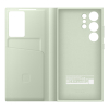 Oryginalne etui pokrowiec do Samsung Galaxy S24 Ultra kieszeń na kartę Smart View Wallet jasnozielone