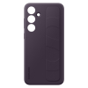 Oryginalne etui pokrowiec do Samsung Galaxy S24+ z uchwytem i podstawką Standing Grip Case ciemnofioletowe