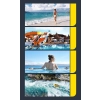 Wodoodporny pokrowiec etui na telefon do 7.2'' na basen plażę czarny