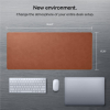 Podkładka mata na biurko pod myszkę laptop antypoślizgowa gamingowa 90x40cm brązowa