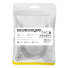 Kabel przewód sieciowy Ethernet Cat 5 RJ-45 1000Mb/s skrętka 3m czarny