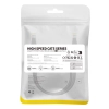 Kabel przewód sieciowy Ethernet Cat 5 RJ-45 1000Mb/s skrętka 0.5m czarny
