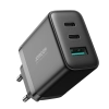 Szybka ładowarka sieciowa 2x USB-C / 1x USB-A 32W czarna
