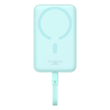 Mini Powerbank MagSafe 10000mAh 30W z kablem USB-C 0.3m niebieski