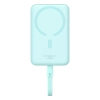 Mini Powerbank MagSafe 10000mAh 30W z kablem USB-C 0.3m niebieski