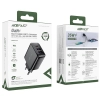 Ładowarka sieciowa PD 35W GaN z 3 portami 2x USB-A + USB-C czarna