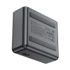 Stacja zasilania ładowarka PD 218W GaN z 4 portami 3x USB-C + USB-A szary