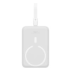Mini Powerbank MagSafe 10000mAh 20W z kablem Lightning do iPhone 0.3m biały