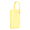 Mini Powerbank MagSafe 10000mAh 20W z kablem Lightning do iPhone 0.3m żółty