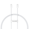 Kabel przewód USB-C 30W PD 480Mb/s Superior Series ll 1m biały