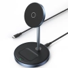 2w1 Stacja ładująca 20W i podstawka magnetyczna MagSafe Qi USB-C czarna