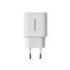 Ładowarka sieciowa USB-A USB-C PD 20W + kabel USB-C JR-TCF05 biała