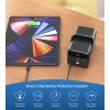 Mini stacja zasilania powerbank 50000mAh USB-A USB-C microUSB 65W czarna