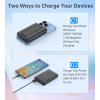 Powerbank 10000mAh bezprzewodowy MagSafe USB-A USB-C funkcja podstawki czarny