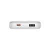 Powerbank z wyświetlaczem 10000mAh 22.5W Comet Series + kabel USB-A - USB-C 0.3m biały