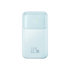 Powerbank z wyświetlaczem 10000mAh 22.5W Comet Series + kabel USB-A - USB-C 0.3m niebieski