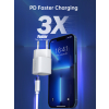 Ładowarka sieciowa GaN USB-C PD 30W biała