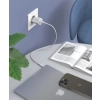 Ładowarka sieciowa GaN USB-C PD 30W biała
