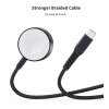 Ładowarka indukcyjna 5W do Apple Watch + kabel USB-C czarna