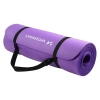 Mata gimnastyczna do ćwiczeń jogi fitnesu 181 x 63 x 0.9cm purpurowa