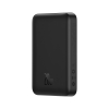 Mini powerbank 10000mAh z ładowaniem indukcyjnym MagSafe 15W PD QC 20W czarny