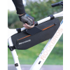 Wodoodporna torba rowerowa mocowana na rzepy pod ramę 3L czarna