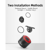 Lampa rowerowa tylna czerwona system STOP cztery tryby pracy