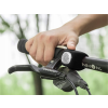 Dzwonek rowerowy elektroniczny w obudowie silikonowej - czarny