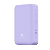 Powerbank Magnetic Mini 20000 mAh 20W + kabel USB-C fioletowy