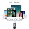Kabel przewód do iPhone USB-C - Lightning 480Mb/s 3A 1.2m - czarny
