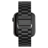 Pasek bransoleta stalowa Fit Band do smartwatch Apple Watch 4-8 / SE / Ultra czarna