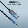 Adapter audio z odbiornikiem Bluetooth 5.3 i złączem AUX miniJack 3.5 mm i USB-A