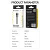 Kabel przewód do iPhone USB-C - Lightning PD 30W 2m czarny