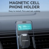 Uchwyt na telefon magnetyczny na kratkę nawiewu w samochodzie czarny