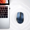 Precyzyjna mysz bezprzewodowa USB 2.4GHz Bluetooth 5.0 optyczna 4000 DPI niebieska