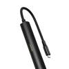 Wzmacniacz słuchawkowy audio przejściówka adapter USB-C do mini jack 3.5mm czarny