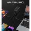 Powerbank stacja zasilania 27000 mAh 2x USB-A 2x USB-C 100W - czarny