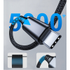 Kabel przewód audio AUX USB-C - mini jack 3.5mm 2 m - czarny