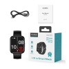 Smartwatch z funkcją odbierania połączeń ekran 1.91'' IP67 - czarny