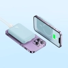 Powerbank indukcyjny Magnetic Mini 10000 mAh 20W + kabel USB-C - niebieski