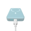Powerbank indukcyjny Magnetic Mini 10000 mAh 20W + kabel USB-C - niebieski