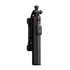 Selfie stick teleskopowy z pilotem + 2x lampka LED stojak tripod na telefon 1.3m - czarny
