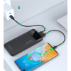 Powerbank 10000 mAh 22.5W PD USB-A USB-C - czarny